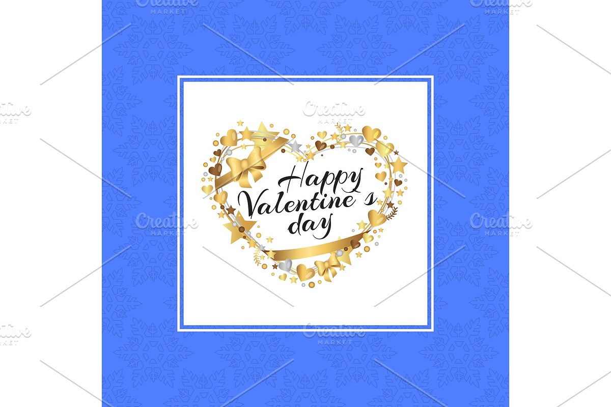 Happy Valentines Day Heart Vector in Illustrations - product preview 8
