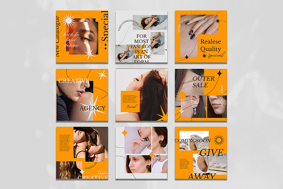 Sunshine Instagram Templates in Instagram Templates - product preview 1
