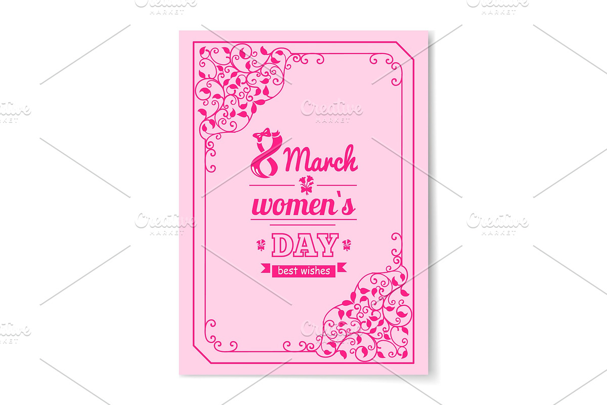 8 March Womens Day Best Wish in Illustrations - product preview 8