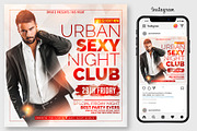 Urban Sexy Club Party Flyer
