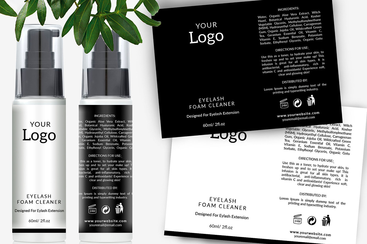 Minimal Product label ID81 in Stationery Templates - product preview 8