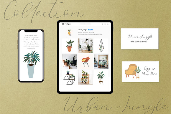 Urban Jungle. Interior Creator in Illustrations - product preview 2