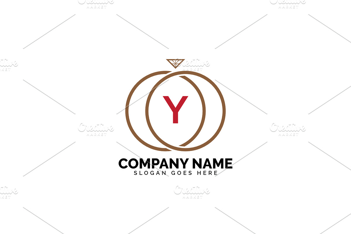 y letter ring diamond logo in Logo Templates - product preview 8