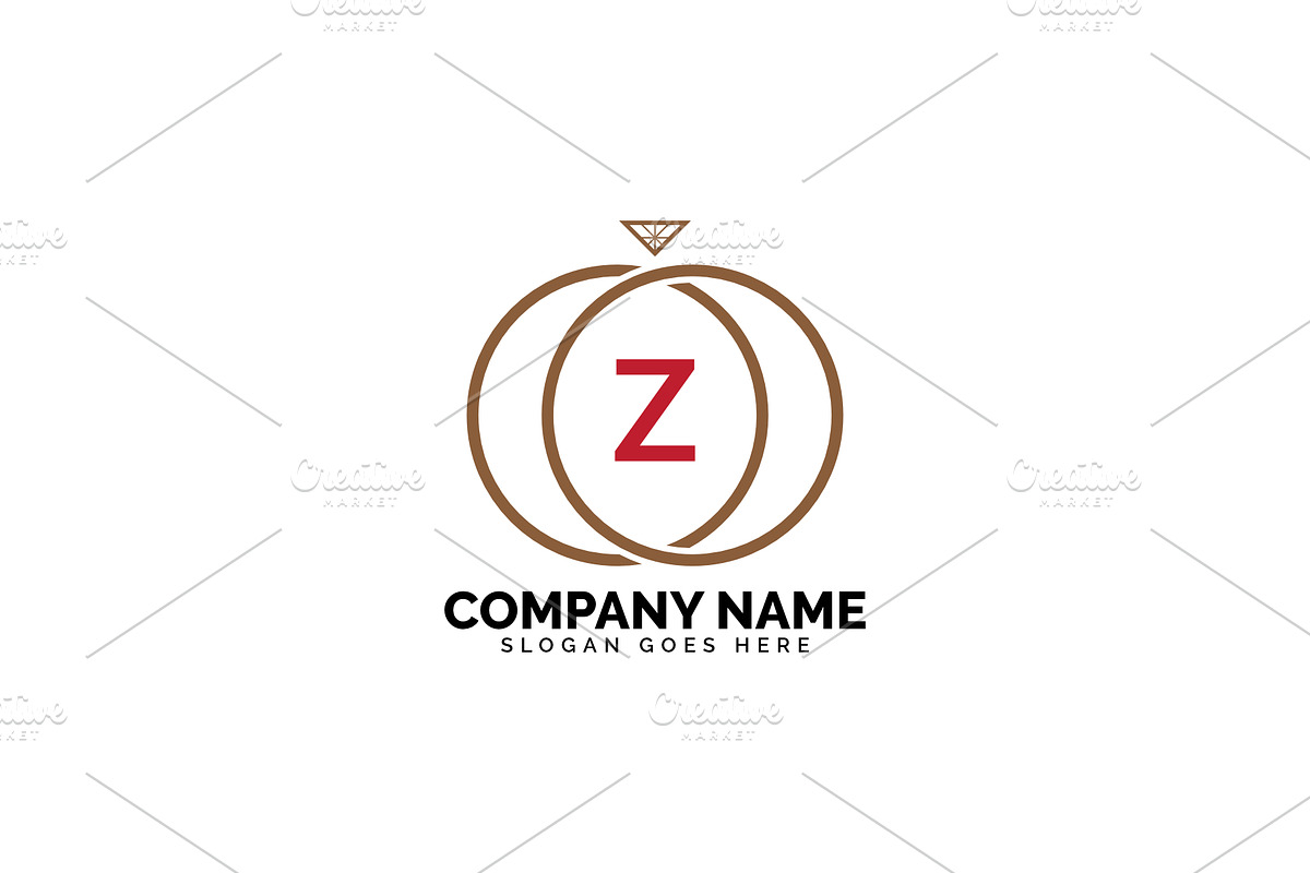 z letter ring diamond logo in Logo Templates - product preview 8