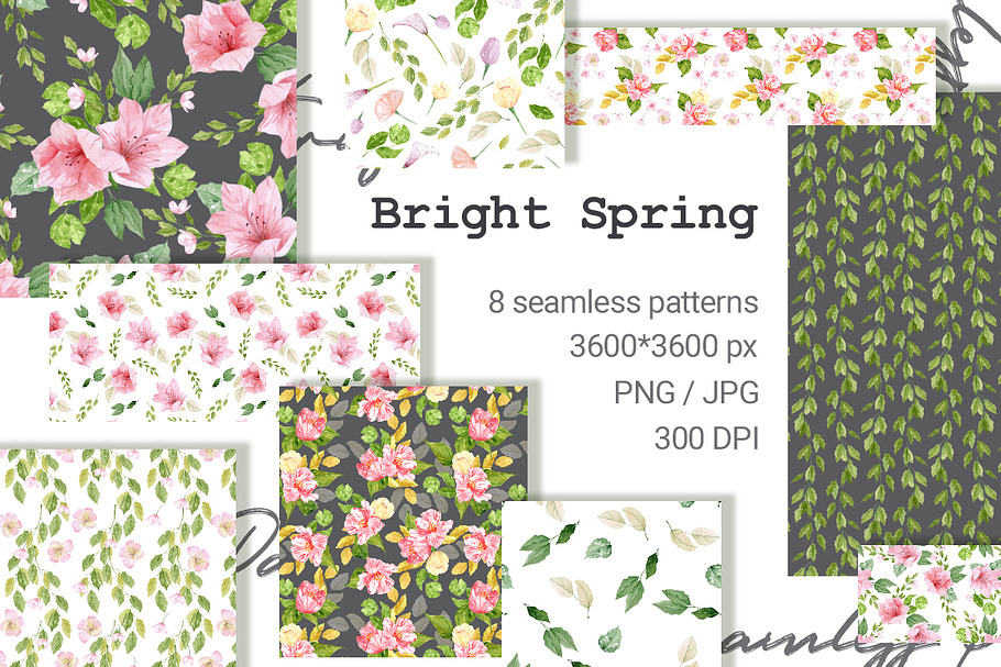 Bright Spring Pattern Collection in Patterns - product preview 8