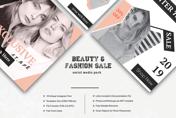 PSD|EPS|AI SOCIAL MEDIA BANNER in Instagram Templates - product preview 3
