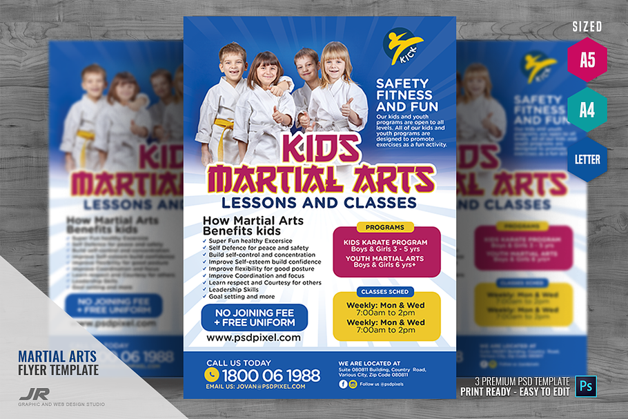 Karate Class Flyer in Flyer Templates - product preview 8