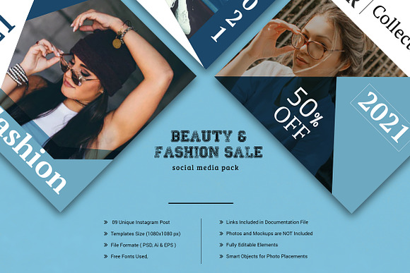 Social Media Template Kit in Instagram Templates - product preview 4