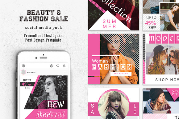Best Social Media For Fashion in Instagram Templates - product preview 3