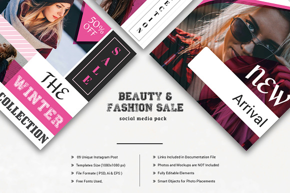 Best Social Media For Fashion in Instagram Templates - product preview 5