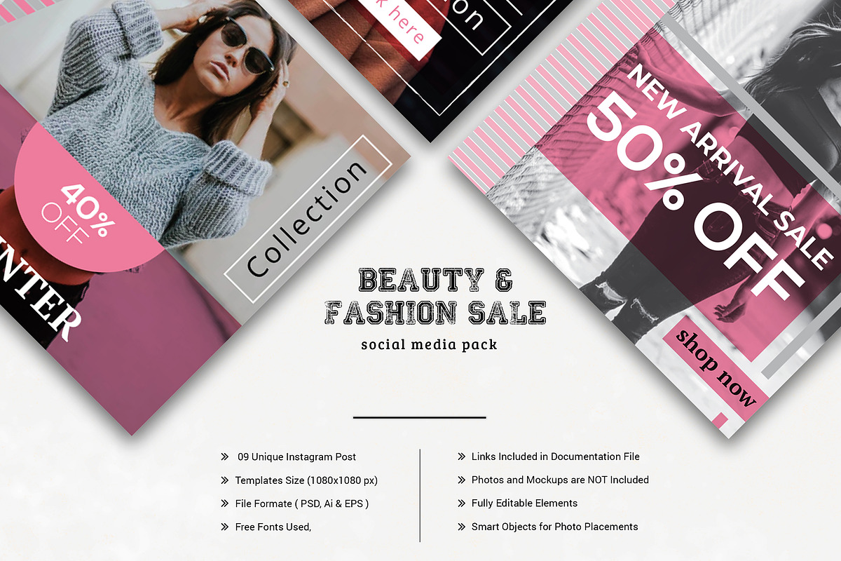 FASHION INSTAGRAM POST OR STORIES in Instagram Templates - product preview 8