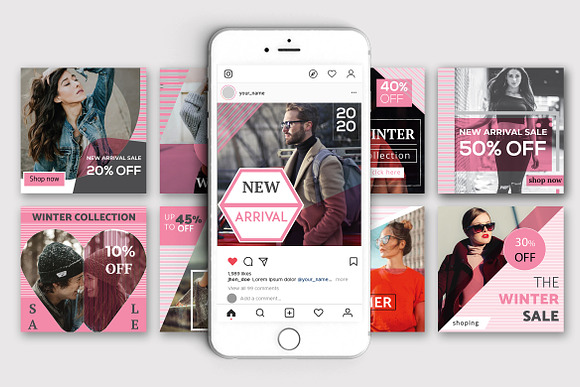 FASHION INSTAGRAM POST OR STORIES in Instagram Templates - product preview 3