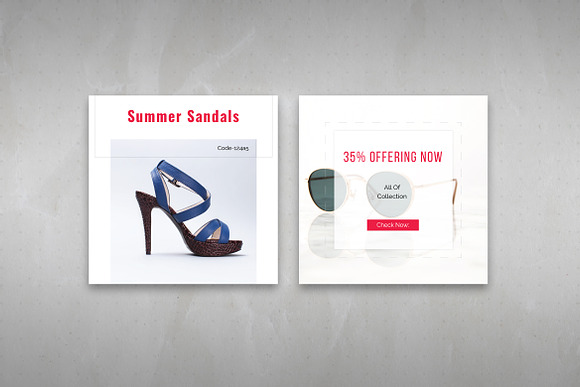 Fashion Promo Social Media Pack in Instagram Templates - product preview 3