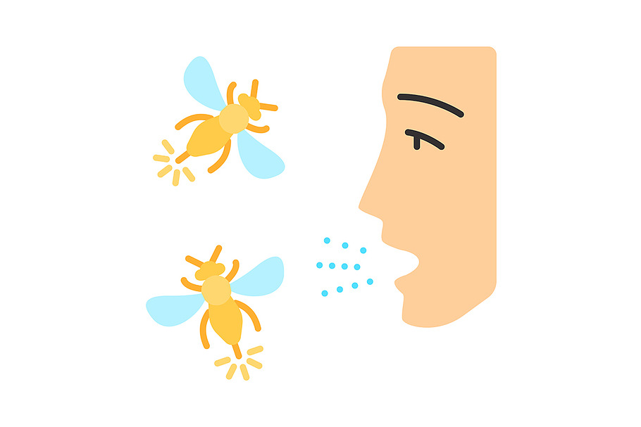Allergies to insect stings icon in Icons - product preview 8