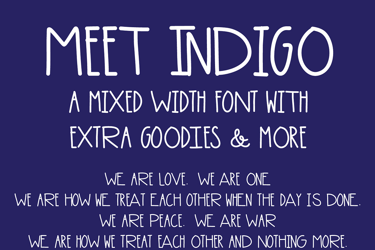 Indigo in Display Fonts - product preview 8