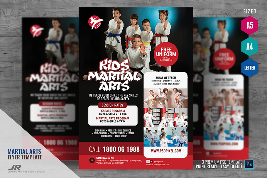 Kids Karate Class Flyer