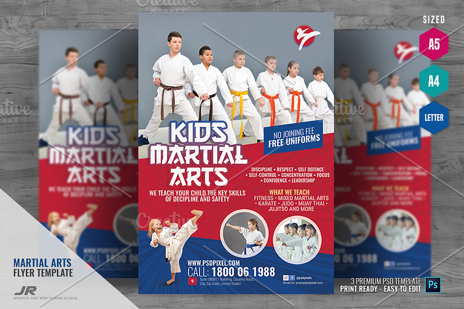 Martial Arts Tutorial Flyer in Flyer Templates - product preview 8