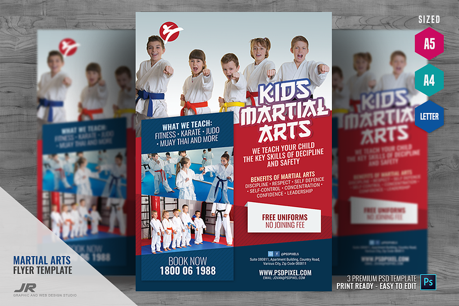 Karate Tutorial Flyer in Flyer Templates - product preview 8