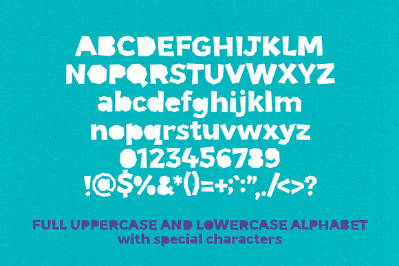 Paper Phil craft font +FREE TEXTURES in Display Fonts - product preview 1