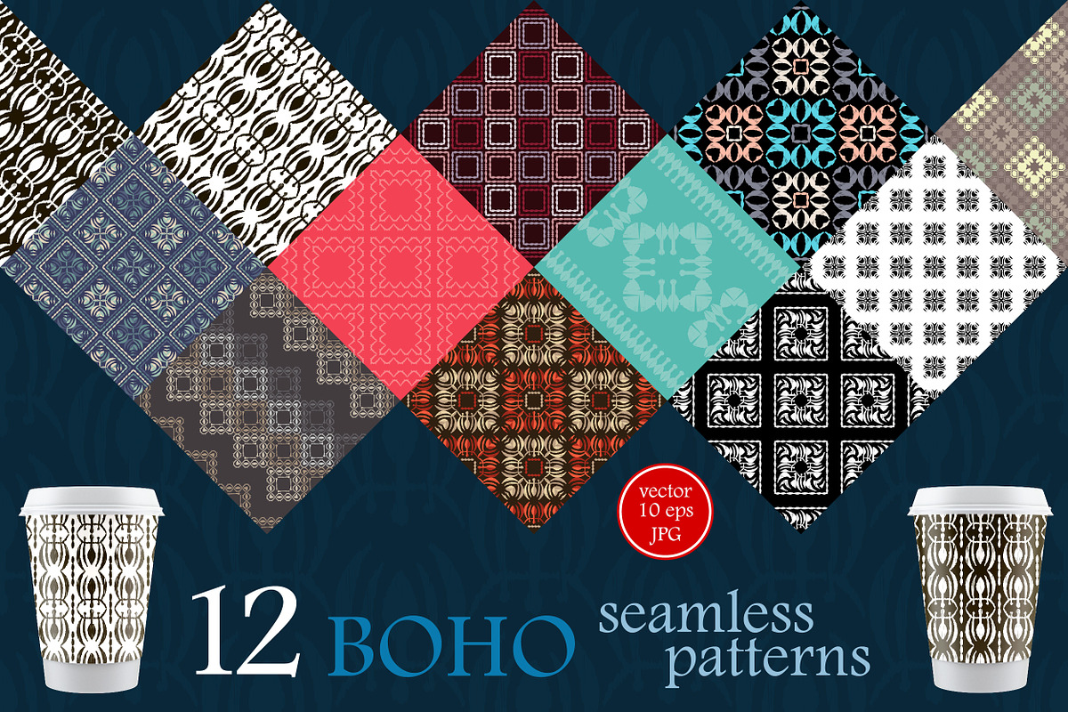 Boho design. in Patterns - product preview 8