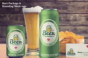 Beer Package & Branding Mock-up