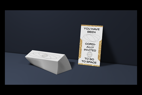 Business Card Mock-Up Stationary in Stationery Templates - product preview 8