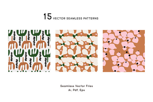 Retro Pattern Set in Patterns - product preview 1