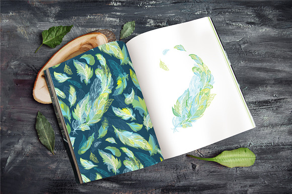 Bohemian Feathers in Illustrations - product preview 8