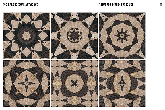 Kaleidoscope pack - 100 designs in Patterns - product preview 8