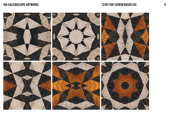 Kaleidoscope pack - 100 designs in Patterns - product preview 9