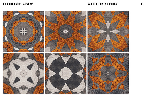 Kaleidoscope pack - 100 designs in Patterns - product preview 15