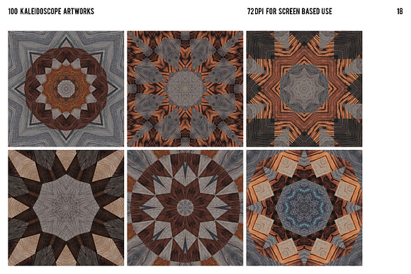 Kaleidoscope pack - 100 designs in Patterns - product preview 18