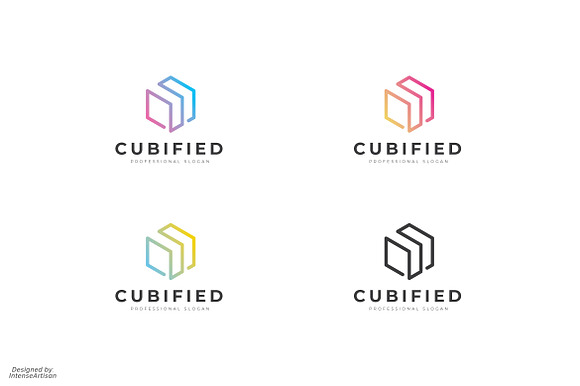 Cubified Hexagon Logo in Logo Templates - product preview 2