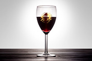 Wine Glass Mock-up #08