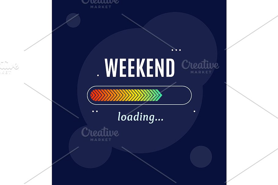 Weekend Loading Business Concept in Illustrations - product preview 8