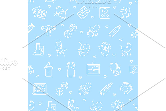 Pregnance Pattern Background in Patterns - product preview 1