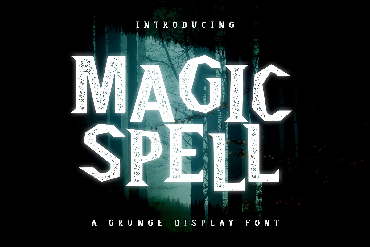 Magic Spell - Magical Grunge Display in Display Fonts - product preview 8