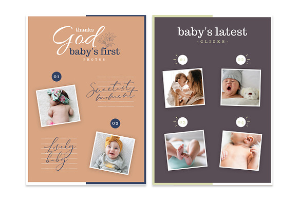 BONJOUR BEBE Pregnancy Journal in Brochure Templates - product preview 11