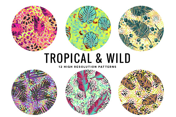 Tropical and Wild in Patterns - product preview 1