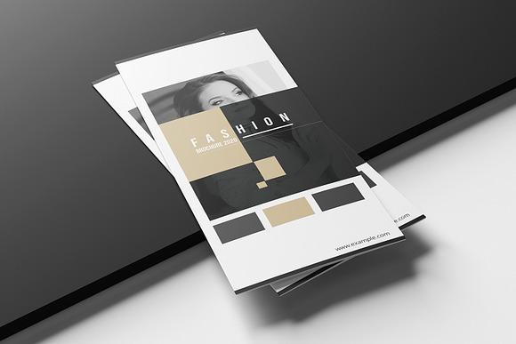 Fashion Photography Trifold Brochure in Brochure Templates - product preview 1
