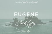 Eugene and Oakley Font Duo