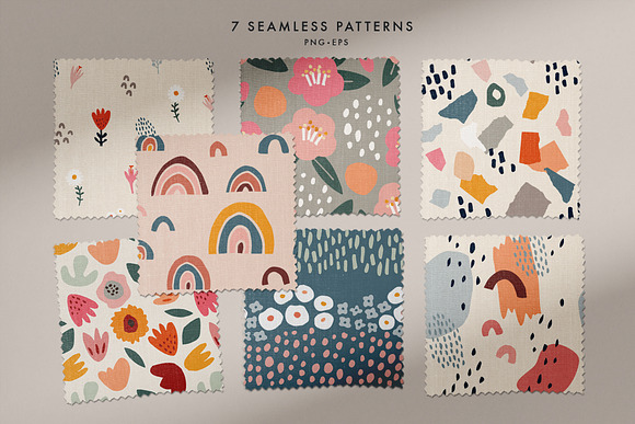 140+ abstract cut out spring set in Illustrations - product preview 6
