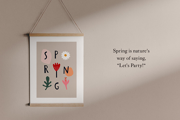 140+ abstract cut out spring set in Illustrations - product preview 10