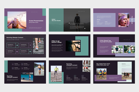 Zuzeo : Running Lifestyle Keynote in Keynote Templates - product preview 1