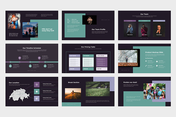 Zuzeo : Running Lifestyle Keynote in Keynote Templates - product preview 2