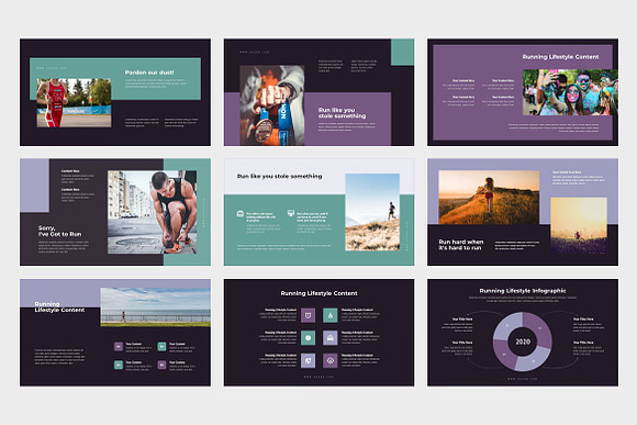Zuzeo : Running Lifestyle Keynote in Keynote Templates - product preview 3