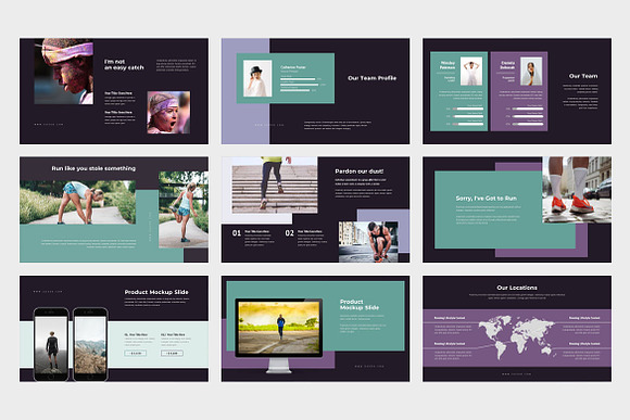 Zuzeo : Running Lifestyle Keynote in Keynote Templates - product preview 5