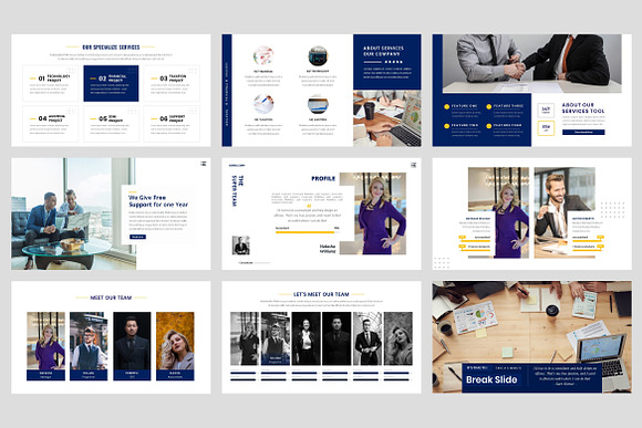 Business - Consultant Finance in Presentation Templates - product preview 2