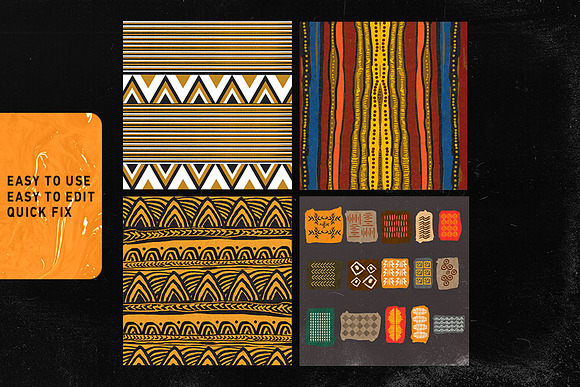 Hand Drawn African Ethnic Patterns in Patterns - product preview 1