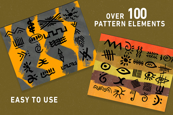 Hand Drawn African Ethnic Patterns in Patterns - product preview 12